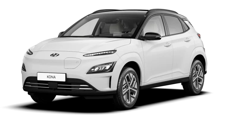 Stromverbrauch für den Hyundai KONA Elektro, 100 kW (136 PS) Frontantrieb Elektro, 39,2 kWh Batterie, 1-stufiges-Reduktionsgetriebe; kombiniert: 14,3 kWh/100 km; elektrische Reichweite bei voller Batterie: 305 km, City-Reichweite: 435 km; CO₂-Emissionen kombiniert: 0 g/km; CO₂-Effizienzklasse: A+++