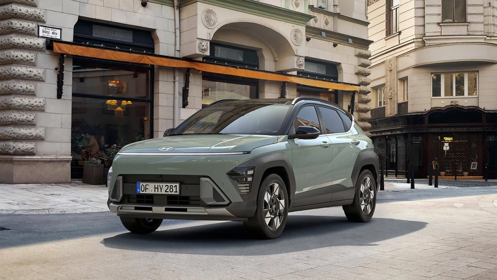 Hyundai KONA Frontansicht Stadt