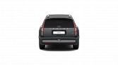 Rear view of dark gray Hyundai Gnosis SUV with bold vertical LED taillights and rugged design.
