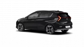 Schwarzer Hyundai Kompakt-SUV, Heckansicht seitlich, urbaner Hintergrund, sportliches Design