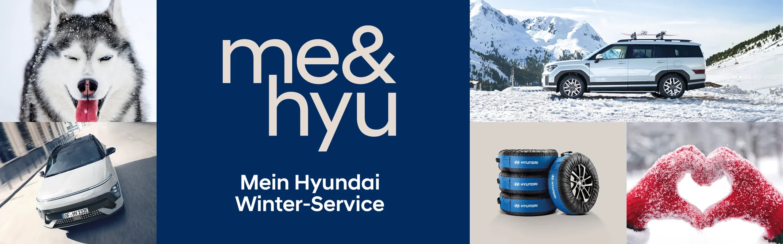 Hyundai Winteraktion mit „Mehr erfahren” Button