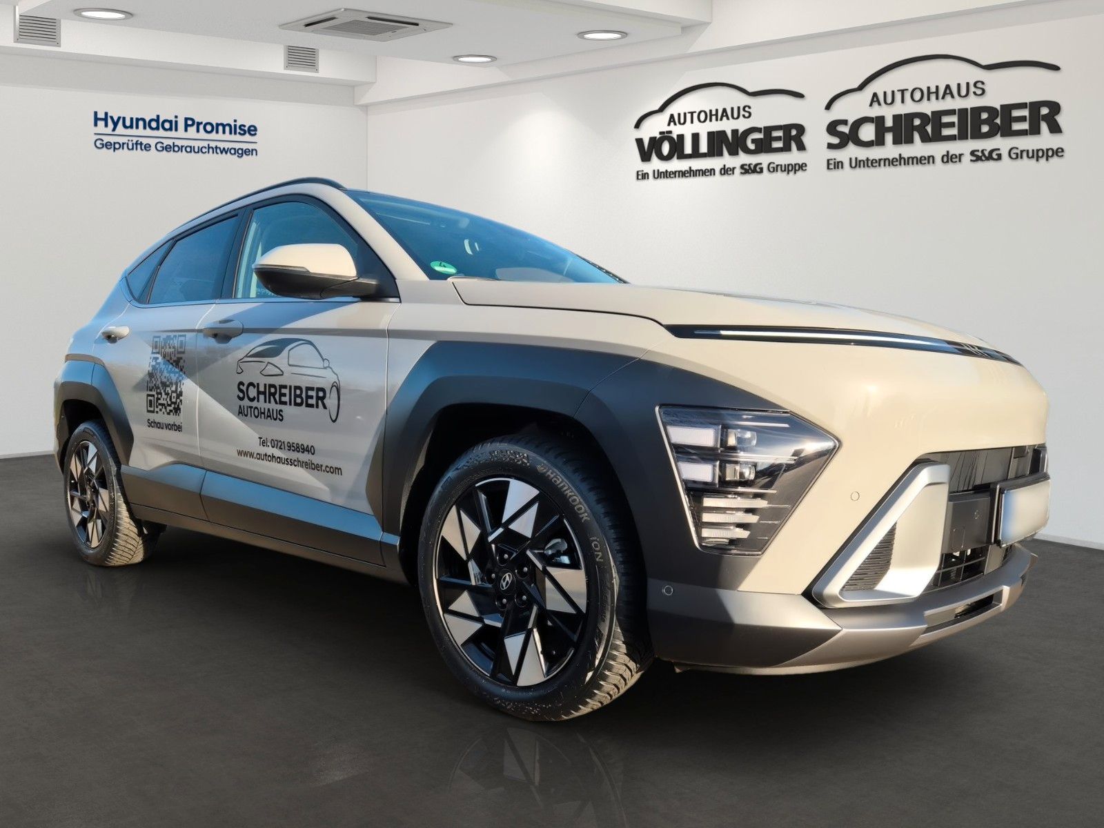Fahrzeugabbildung Hyundai KONA Prime 1.6 T-GDi  150 PS/360° Kamera/18Zoll/