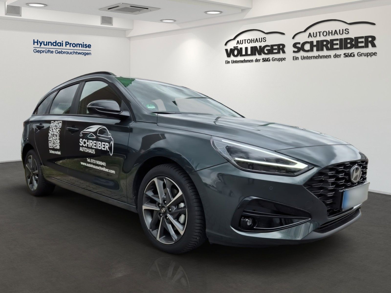 Fahrzeugabbildung Hyundai i30 Kombi Advantage+ 140PS 7-DCT Navi/LED/Sitzh.